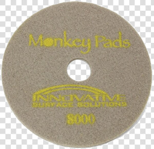 Monkey Diamond Floor Pads 17 Inch 8000 Grit   Circle  HD Png Download