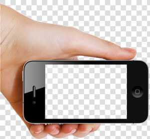 Transparent Hand With Phone Png   Phone And Hand Png  Png Download