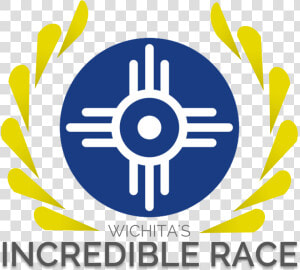 Zia Sun Symbol Flag   Ict Wichita Flag  HD Png Download