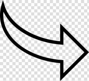 Arrow Pointing Right Png   Curved Arrow Pointing Right  Transparent Png