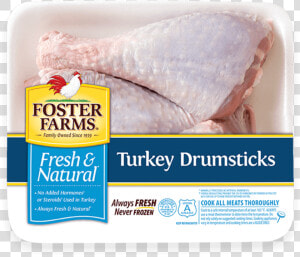 Turkey Drumsticks   Foster Farms Boneless Skinless Chicken Thigh Fillets  HD Png Download