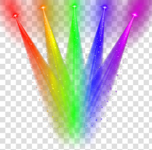  rainbow  lights  stagelights  spotlight  overlay  colorful   Transparent Png Disco Lights  Png Download