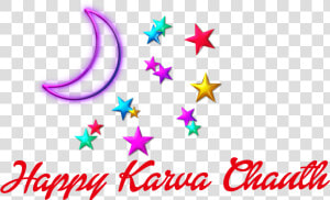 Happy Karva Chauth 2019 Png Photo Background   Transparent Colorful Stars Png  Png Download