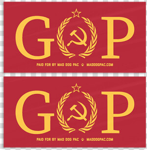 Gop Treason Bumper Sticker Pack   Soviet Union Flag  HD Png Download