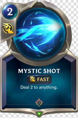 Mystic Shot Card Image   Legends Of Runeterra Spell  HD Png Download