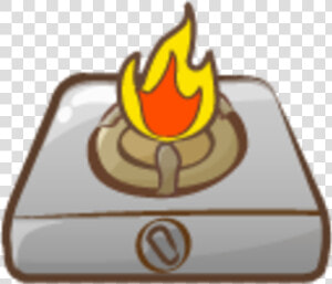 Gas Stove With Fire Clipart  HD Png Download