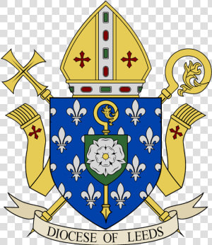 Diocese Of Leeds Coat Of Arms April 2017 With Alpha  HD Png Download