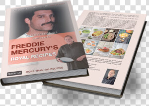 Freddie Mercury Cookbook  HD Png Download