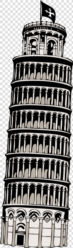 Tower Of Pisa Art  HD Png Download