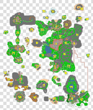 Mapa De Kanto Otpokemon  HD Png Download