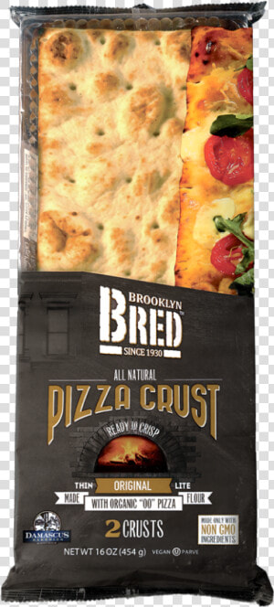 Pizza Crust   Original   Brooklyn Pizza Bread  HD Png Download