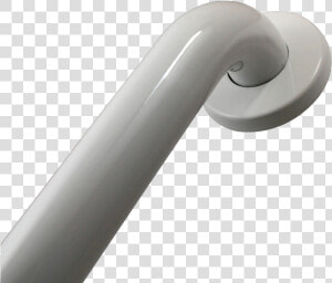 Straight Grey Glossy Grab Bar With Cover Flange   Shower Bar  HD Png Download