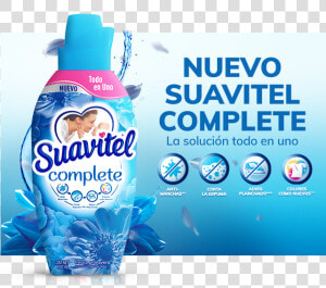 Suavitel® Complete® Anti Manchas   Plastic Bottle  HD Png Download