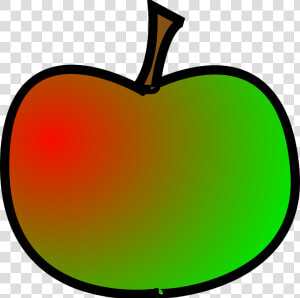 Apple  Green  Red  Fruit  Healthy  Diet  Health   Cartoon Red And Green Apple  HD Png Download