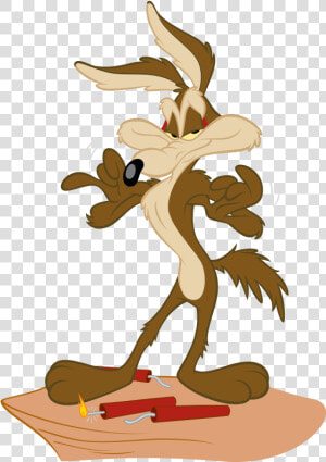 Roadrunner Clipart Gangster   Wile E Coyote Silhouette  HD Png Download