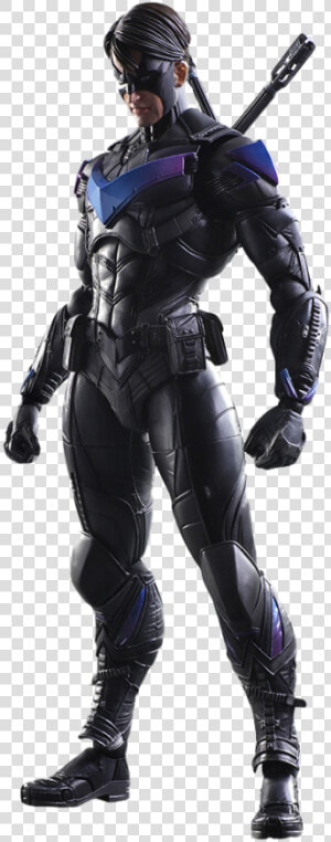 Nightwing Png Background Image   Batman Arkham Knight Nightwing Figure  Transparent Png