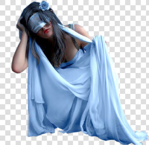  woman  white  kneeling  blindfold   Horror Images Png Girl  Transparent Png