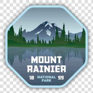 Mount Rainier National Park Sticker  HD Png Download