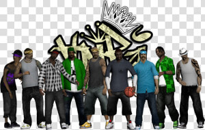 Пак Скинов Для Gta San Andreas   Gta V Gang Png  Transparent Png