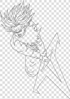 Baby Rage Lineart   Lr Majin Vegeta Drawing  HD Png Download