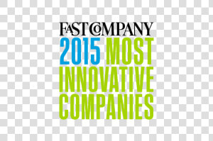 Fast Company Most Innovative Companies 2015  HD Png Download