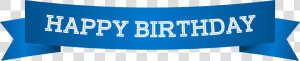 Happy Birthday Banner Blue Png Clip Art Image   Happy Birthday Banner Blue  Transparent Png