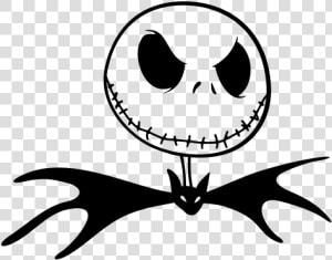 Jack Skellington Face Png   Jack Nightmare Before Christmas Png  Transparent Png