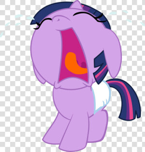 Mighty355  Baby  Baby Pony  Base  Crying  Cute  Diaper    My Little Pony Twilight Baby  HD Png Download