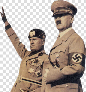 Hitler Png Image   Mussolini Vs Hitler  Transparent Png