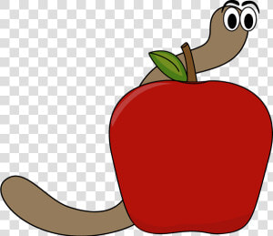 Clipart Of Apple  April And Worm   Mcintosh  HD Png Download