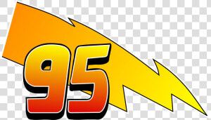 Transparent Lightning Vector Png   Lightning Mcqueen 95 Logo  Png Download