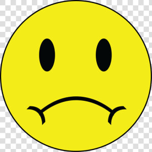 Smile And Frown Face N2   Frown Clip Art  HD Png Download