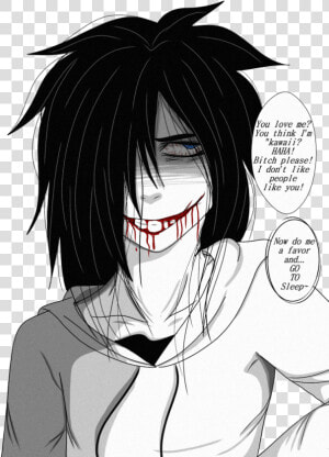 Creepypastas Of Jeff The Killer  HD Png Download