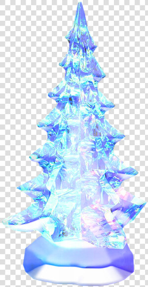 Crystal Christmas Tree  Glass Christmas Tree  Blue   Christmas Tree  HD Png Download