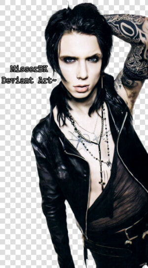 Andy Sixx Png   Andy Biersack So Hot  Transparent Png