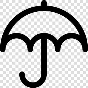 Clipart Umbrellas Outline  HD Png Download