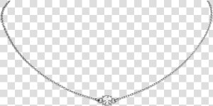 Silver Choker With Diamond  HD Png Download