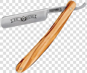 Straight Razor  Non Stainless Carbon steel Blade 5 8   Wood  HD Png Download