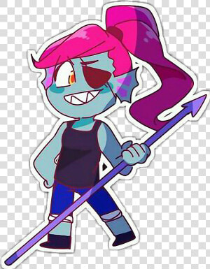  undertale  undyne   Undertale Stickers  HD Png Download