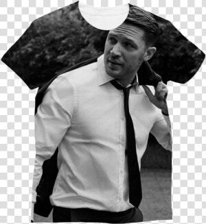 Tom Hardy ﻿classic Sublimation Women S T shirt Class   Tom Hardy Black And White  HD Png Download