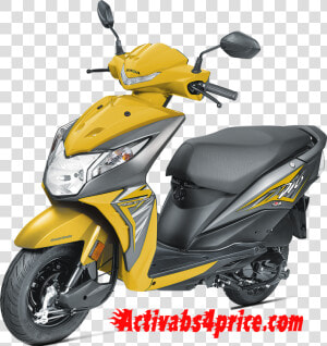 Honda Dio   Honda Dio Yellow Colour  HD Png Download