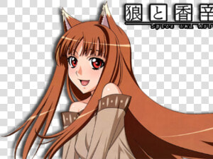 Transparent Spice Clipart   Spice And Wolf Anime Girl  HD Png Download