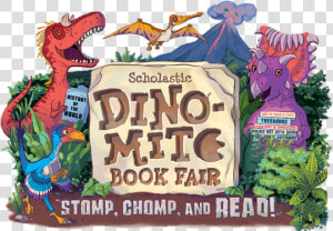 Dino Mite Large Logo   Scholastic Dino Mite Book Fair  HD Png Download