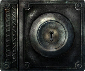 Lock   Skyrim Lock  HD Png Download