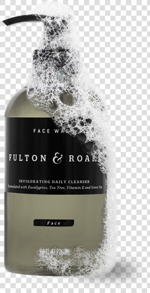 Fulton Face wash2   Glass Bottle  HD Png Download