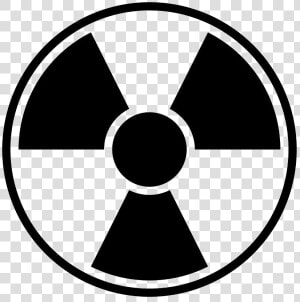 Nuclear Weapon Clip Art Sign Stock Photography   Radiation Sign Black And White  HD Png Download