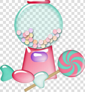 Bonbons  Sucette  Tube Gourmandise   Candy Machine Gumball Clipart  HD Png Download