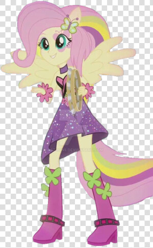 My Little Pony Equestria Girl Rainbow Rocks Fluttershy  HD Png Download