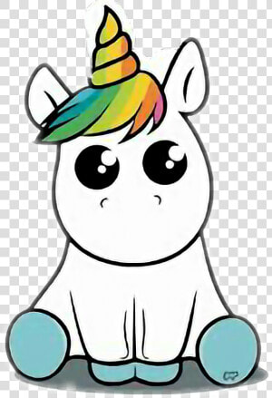 Imagenes De Unicornios Para Dibujar   Kawaii Unicorn  HD Png Download