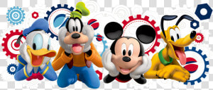 Mickey Mouse Vector Free Transparent Background Png   Mickey Mouse And Friends Png  Png Download